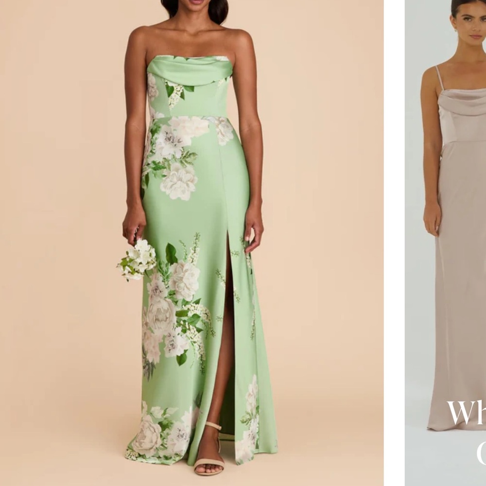 Birdy Grey- Strapless Pistachio in Garden Bloom